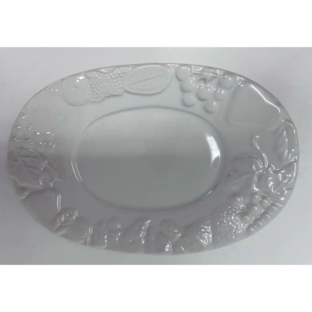 Simply Perfect For‎ The Home Gravy Boat Plate/Dish White 9